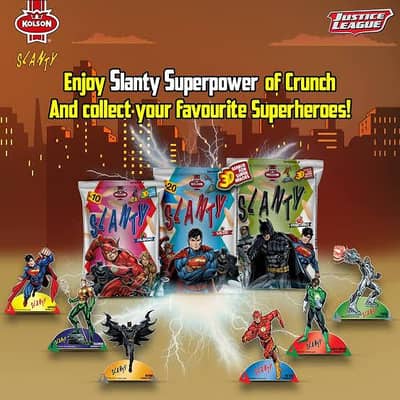 Slanty - 3D Superhero Stickers Collection