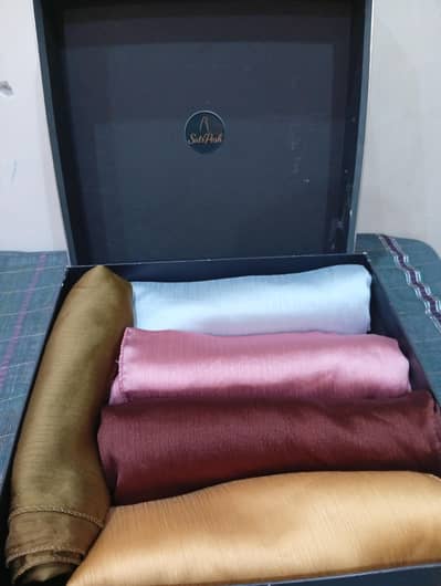 crinkle Silk hijab| 3pcs Hijab niqab and cap set