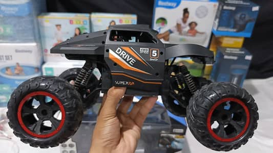 4WD RC Off Road Monster Truck – Remote Control Car with Big Wheels &