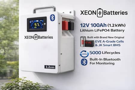 12V, 24V, 48V New Lithium LiFePO4 Battery With JK BMS Available