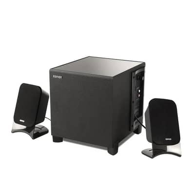 Edifier speakers 2.1 just box open with box complete accessories