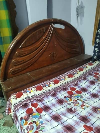 full size Bed with hard & soft  medicated foam for sale