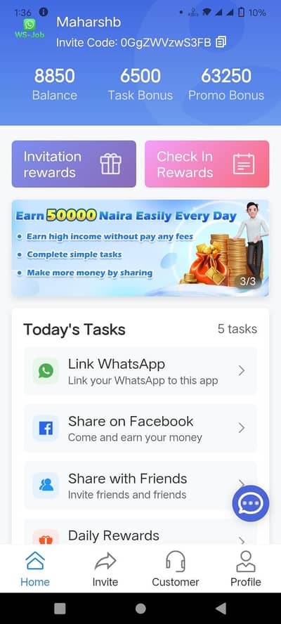 Link Task Work // Free Part time NO investment