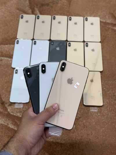 iPhone Xs Max, 13 and 15Pro Max Dual Sim Official PTA Approved