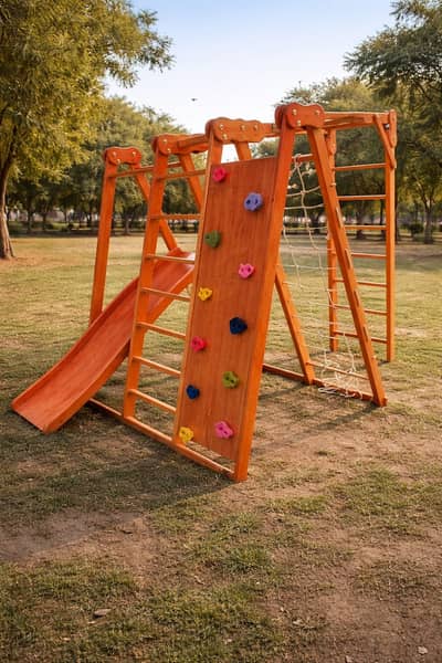 Kids Jungle Gym Playing Activity