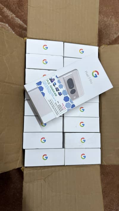 Google Pixel 7Pro 12-128 and 12-256 Dual Sim PTA Approved Box Pack
