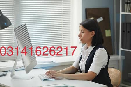 female office secretary