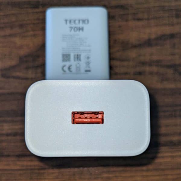 Original TECNO 120W Super Fast Charger Adapter with Type-C Cable | Genuine Premium Flash Charging for all Tecno Type-C Models (POVA, Camon, Spark Series) | 70 Watt Ultra Rapid Wall Charger