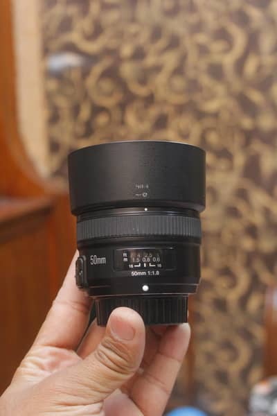 Yongnuo 50mm f/1.8 Nikon Mount Lens – 10/10 Condition