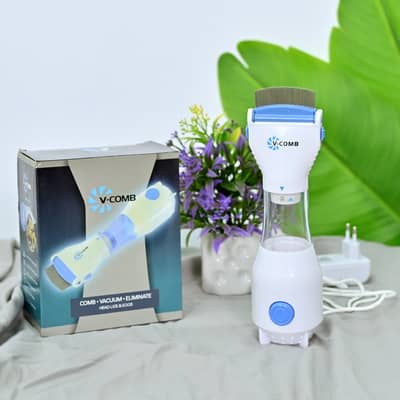 Original V-Comb Anti-Lice Vacuum Machine - Chemical Free - Brand New