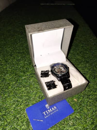 Timas Watch | Semicoloum Watch | Steanless Steel