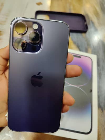 14 pro max 256 95Health Jv with Box cable Waterpack