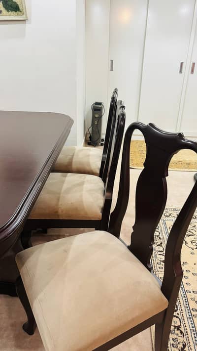 6 persons  dining  table with  chairs