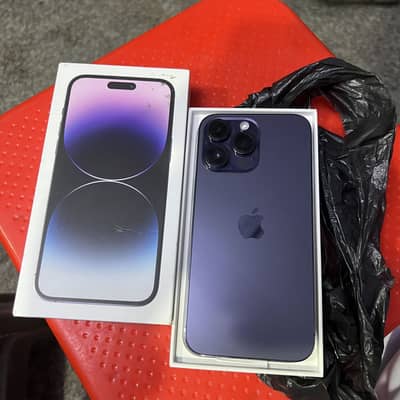 Iphone 14 pro max dual sim pta approved 512gb complete box