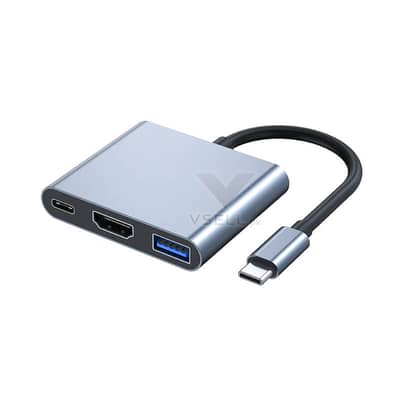Type-C to 3-in-1 - Type-C + HDMI + USB 3.0 - Ultra Fast High Speed