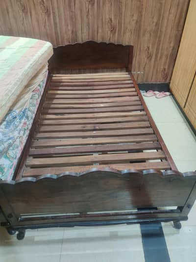 2 Single Bed Pure wooden (Home Tree Made)