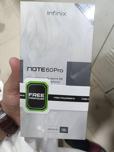 Infinix Note60pro. Colour Orange  Box pack
