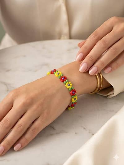 trendy handmade beads bracelet