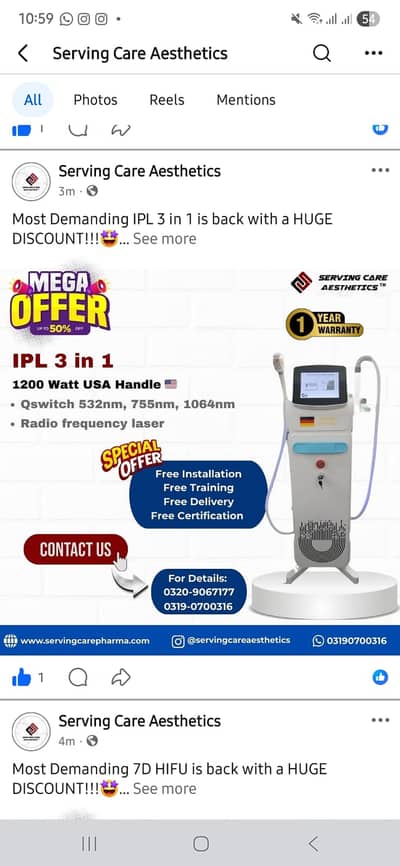 IPL Hair Removing Laser Machine Import from China