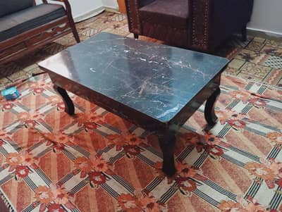 Five seater sofa,centre table n Qaleen