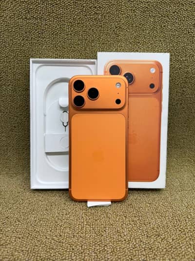 IPHONE (17 PRO MAX) FU (COSMIC ORANGE) 256gb (COMPLETE SIM TIME)