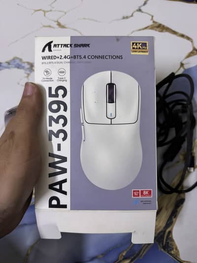 Attack Shark PAW 3395 Wireless Gaming Mouse
