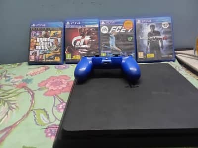 Ps4 Slim500GB/2Controllers/Fc26,GranTurismoSport/SonyAllOfficialCables