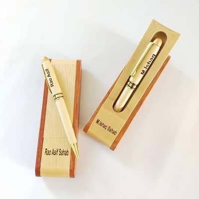 Customized wood pen