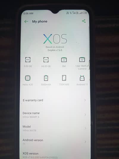 Infinix Smart6 all okay
