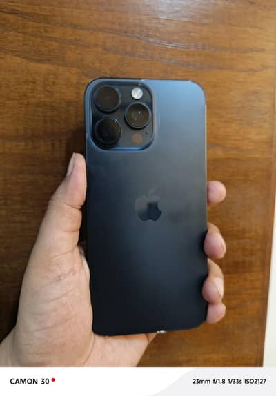 I PHONE 15PRO MAX BLUE TITINUEM FACTORY UNLOCK