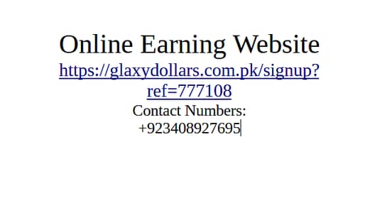 Online Earning Website
