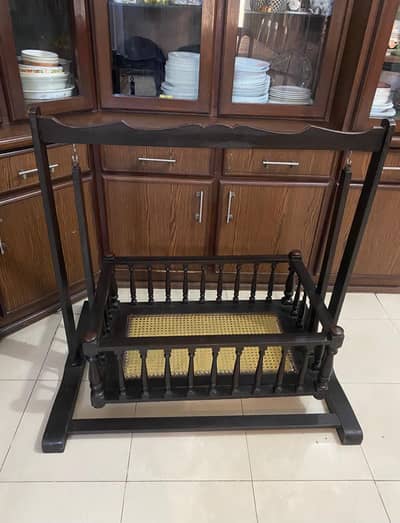 Pure wooden swing for newly born