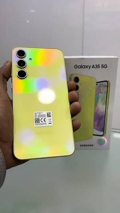 Samsung a35 5g 8gb 256gb yellow colour