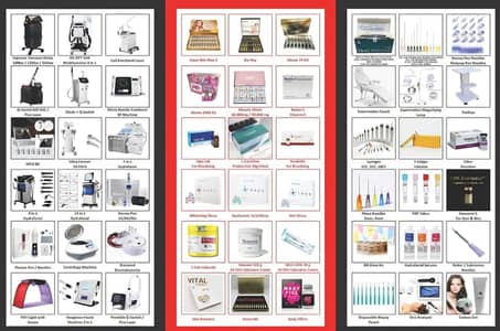 Hydra Machines, Fillers, Botox & Injectables, Lasers & Skin Products