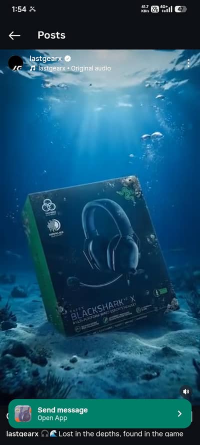 Razer Black shark v2 x.