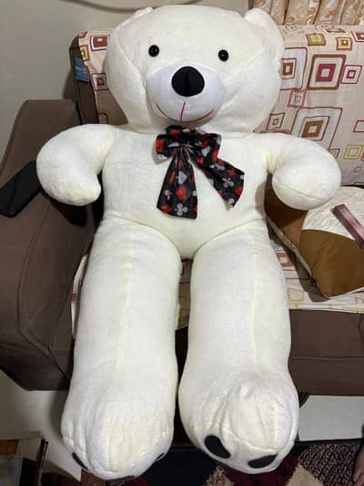 Elegant Giant White Teddy – Perfect Surprise Gift