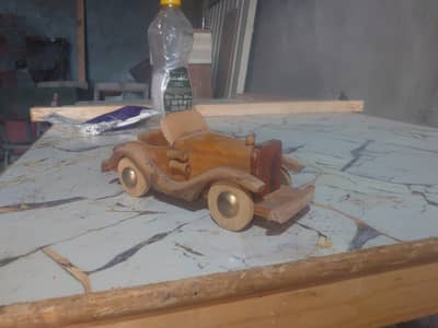 wooden toy car