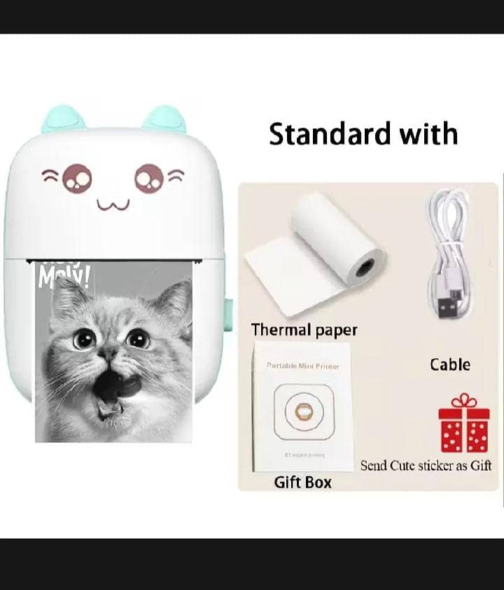 mini printer inkless 1