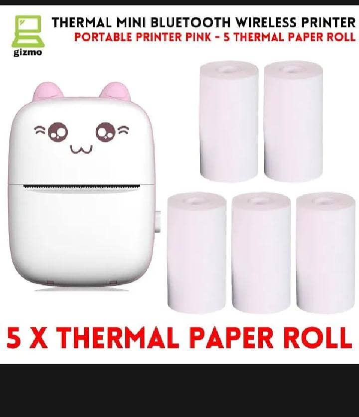 mini printer inkless 4