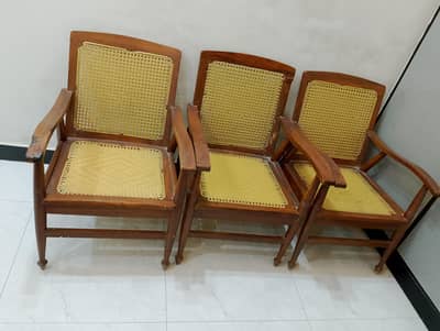 used wooden chairs
