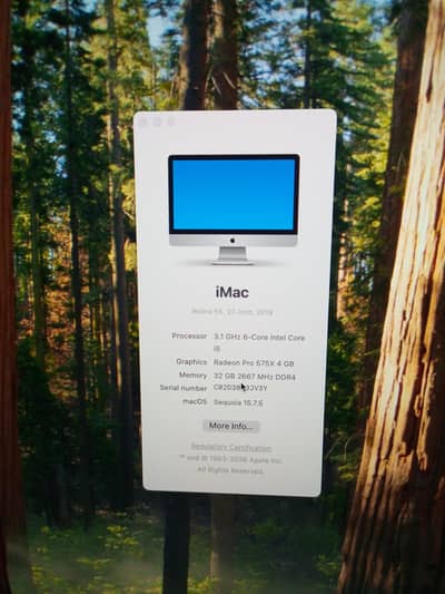 iMac 2019 i5 32GB ram 4gb graphics 1Tb 5K Ratina 27 Display