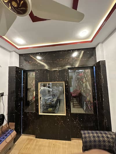 Counter , racks , partition door