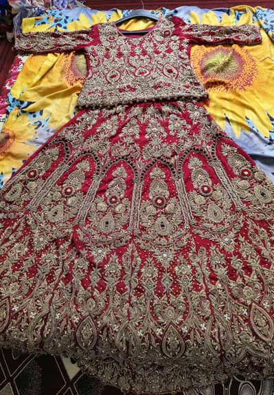 Bridal Heavy Embroidery  sharara