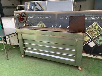 Counters/Broast Machine/TanDoor/Sign Board/All resturant equipment