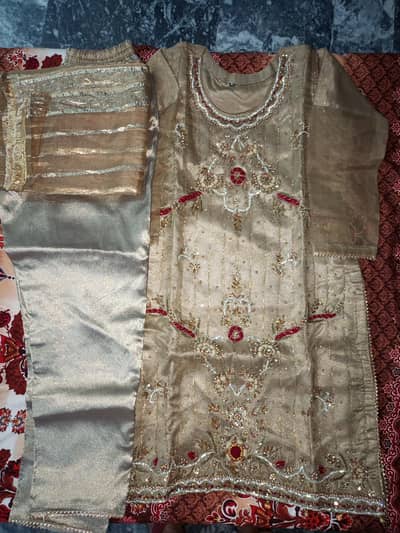 fancy shirt and trouser with dupata