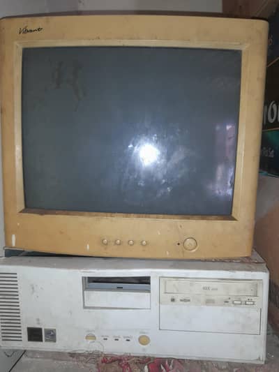 monitor and Cpu for sale