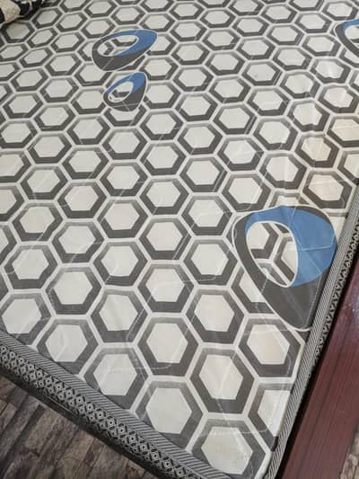 king size dubal bad mattress two in one. one years use