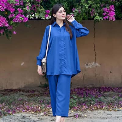 Stylish Women's Western Style Coat Inner & Trouser