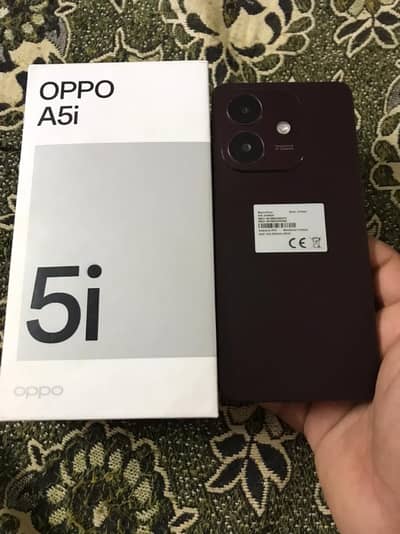 Oppo A5i with orignal box and orignal charger 4+1/64
