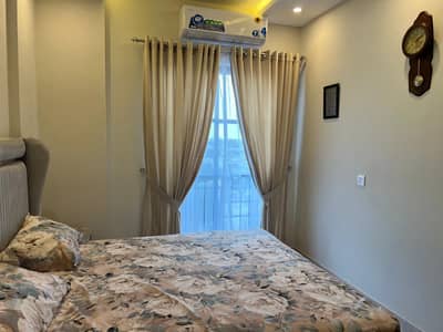 One Bed Fully Furnished Brand New Apartment Available For Sale In Sector E Iqbal Block Bahria Town Lahore .